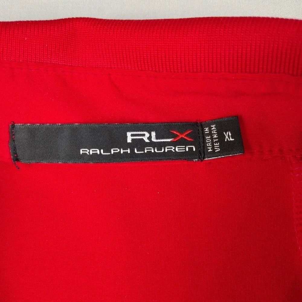 Ralph Lauren RLX Polo Shirt Mens XL Winthrop Embroidered Golf Red S/S EUC